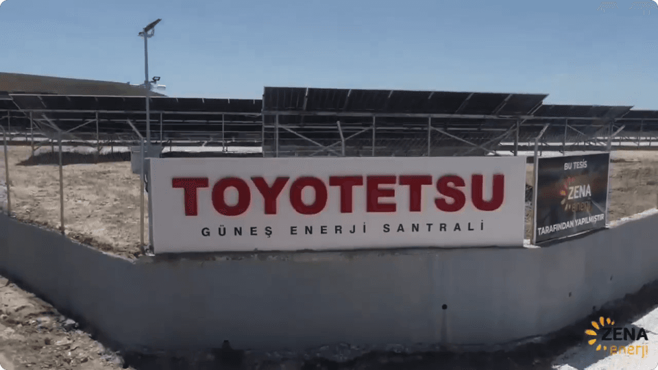 Toyotetsu'ya ait 12 MW GES projemizin geçici kabulü yapılmıştır.